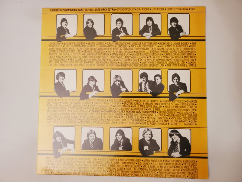 Shawnigan Lake School Jazz Orchestra Omnibus vinyl record